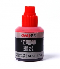 得力思達S632記號筆墨水(紅)*20