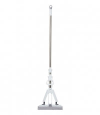 齊心L240對(duì)折膠棉拖把 棉頭長28CM 1桿1頭（不銹鋼直桿）