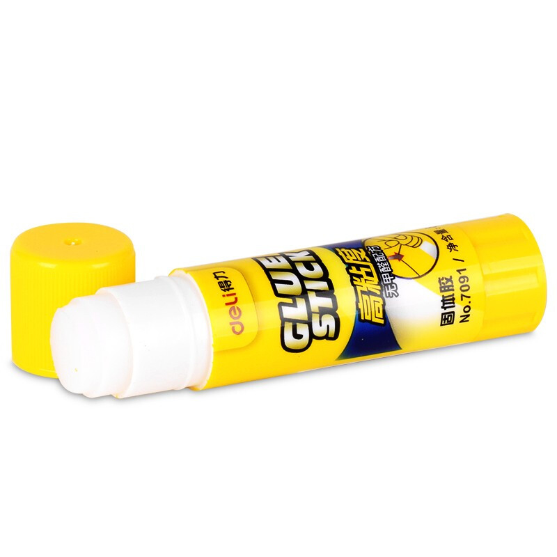 得力（deli） 高粘度PVP強力固體膠棒膠水 無甲醛配方 辦公用品 7091 8g 單只